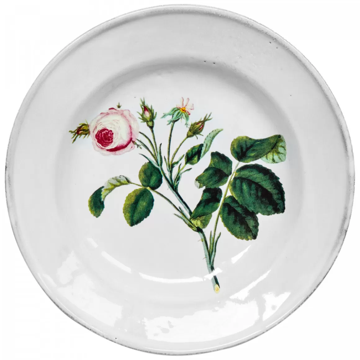 Astier de Villatte Rose Soup Plate