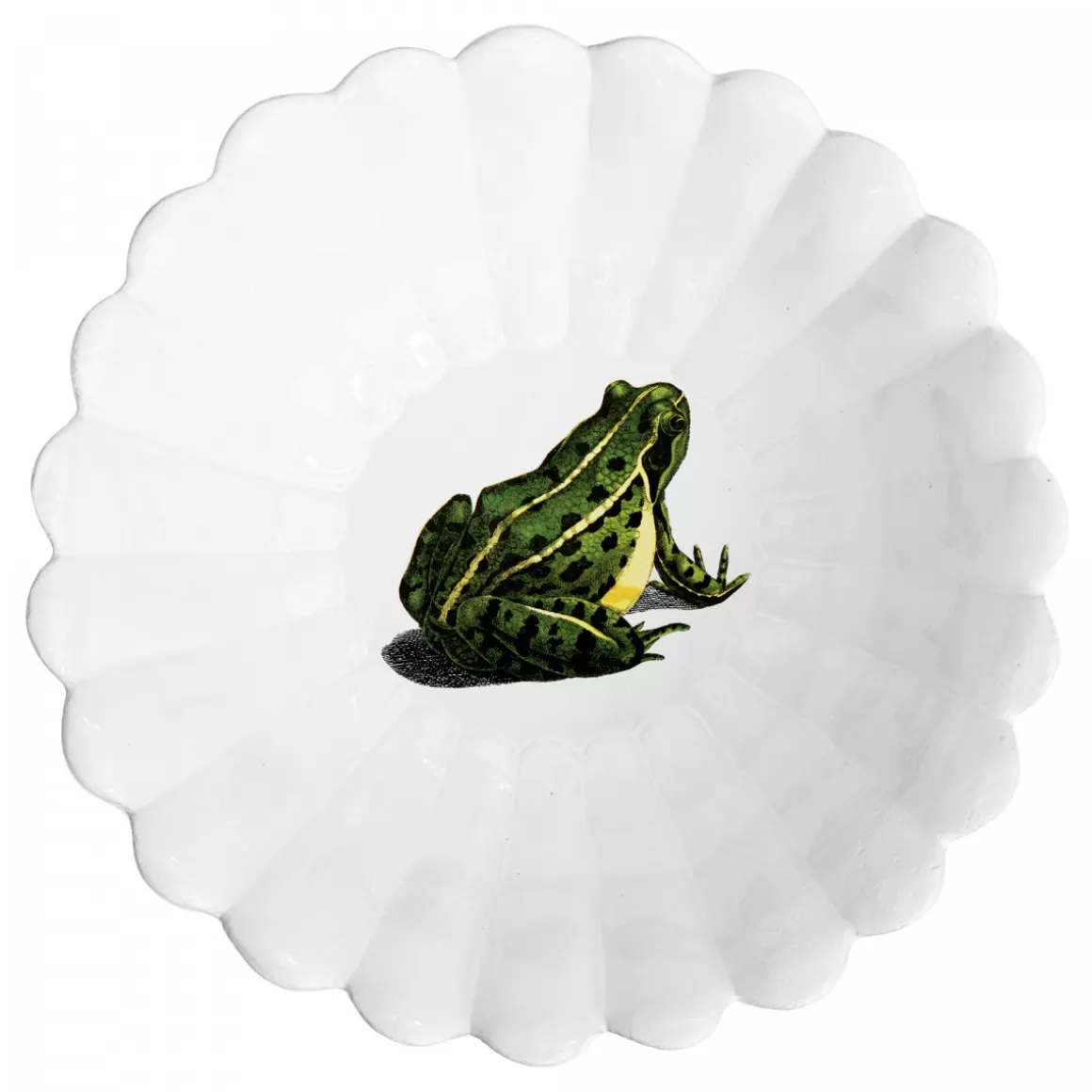 Astier de Villatte Sitting Frog Large Salad Bowl